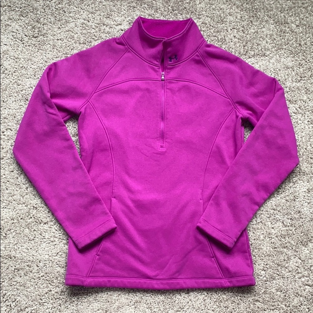 Under Armour fleece quarter zip size S